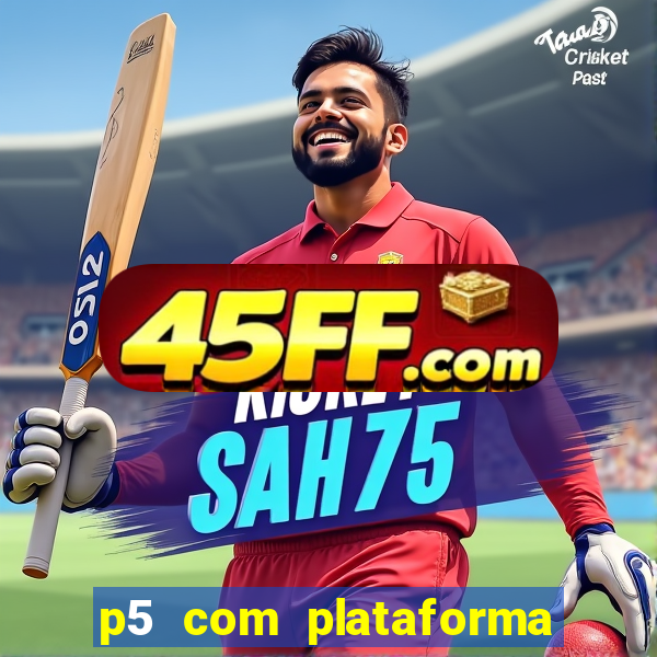 p5 com plataforma de jogos